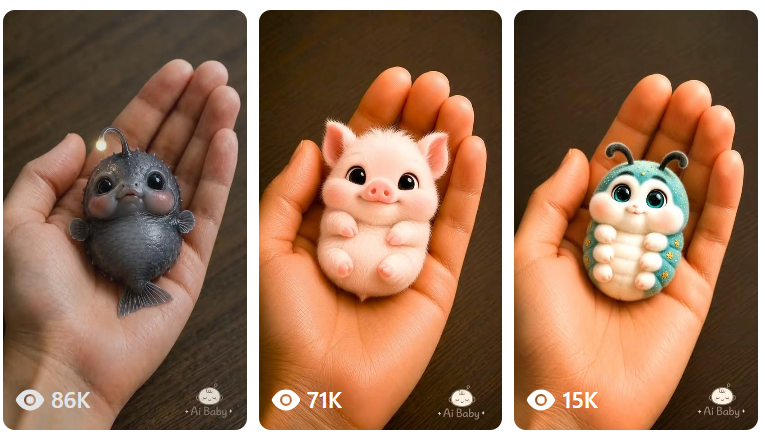 TINY HANDHELD AI BABY MACRO